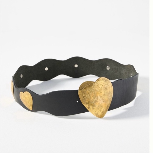 Anthropologie Z&L Europe multi heart hip belt size - Picture 1 of 8